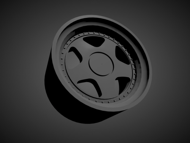 oz futura scalable and 3d printable rim 3D Print Model .c4d .max .obj .3ds .fbx .stl .blend