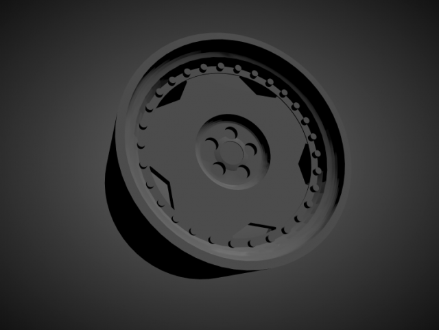 oz breyton scalable and 3d printable rim 3D Baskı Modeli .c4d .max .obj .3ds .fbx .stl .blend 