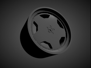 oz amg aero scalable and 3d printable rim 3D Print Model