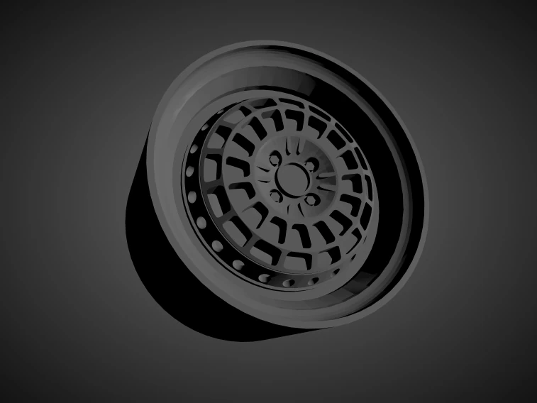 mugen nr10 scalable and 3d printable rim 3D Print Model .c4d .max .obj .3ds .fbx .stl .blend 