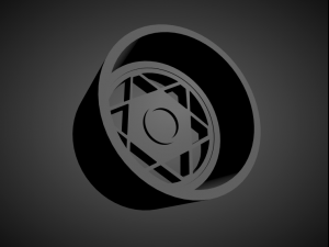 meteor ff scalable and 3d printable rim Modelo de Impressão 3D