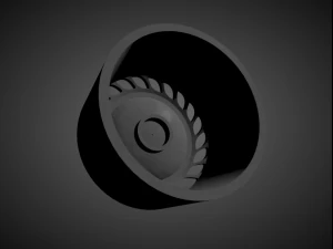 messer me03 type1 scalable and 3d printable rim 3D Print Model