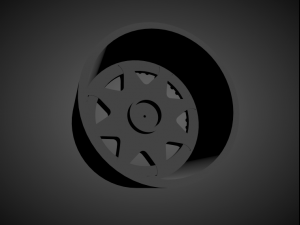 leon hardiritt waffe scalable and 3d printable rim 3D Принт Модель