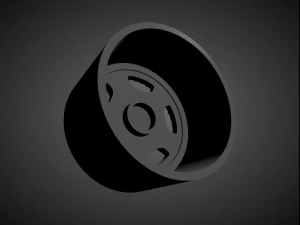 leon hardiritt ritter scalable and 3d printable rim 3D Print Model