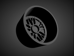 leon hardiritt bugel scalable and 3d printable rim 3D Print Model
