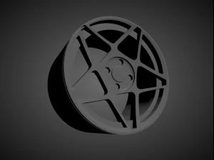 jnc 049 scalable and 3d printable rim 3D Print Model