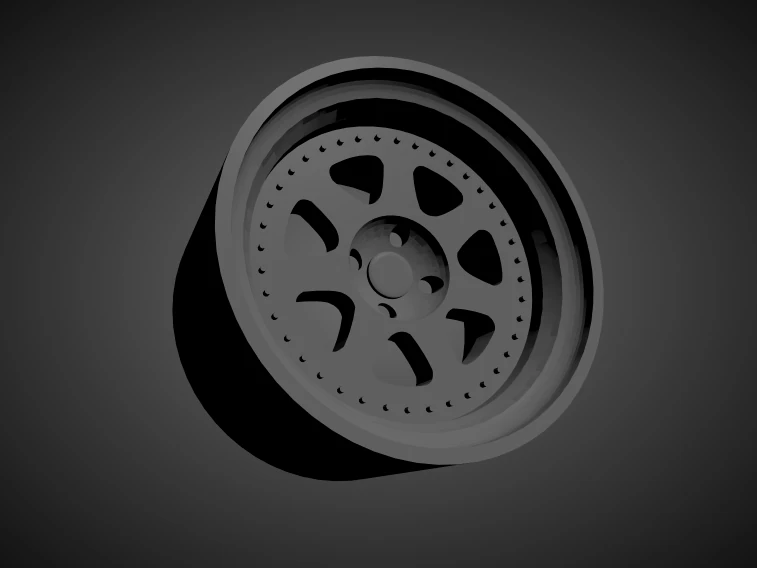 jnc 048 scalable and 3d printable rim 3D Print Model .c4d .max .obj .3ds .fbx .stl .blend 