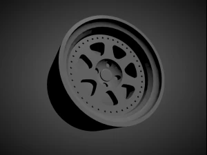 jnc 048 scalable and 3d printable rim 3D Print Model