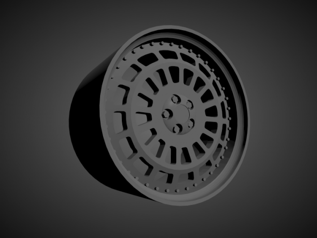 jnc 046 scalable and 3d printable rim Modelo de Impressão 3D .c4d .max .obj .3ds .fbx .stl .blend 