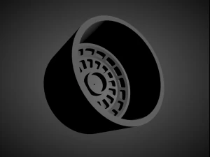 jnc 046 scalable and 3d printable rim 3D Print Model