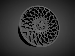 jnc 043 scalable and 3d printable rim 3D Print Model