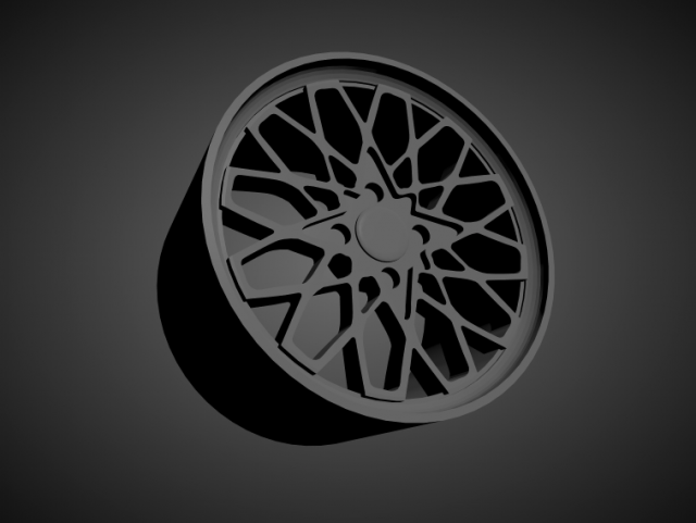 jnc 040 scalable and 3d printable rim 3D 프린트 모델 .c4d .max .obj .3ds .fbx .stl .blend 