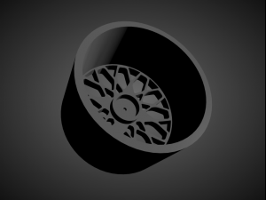 jnc 040 scalable and 3d printable rim 3D 프린트 모델