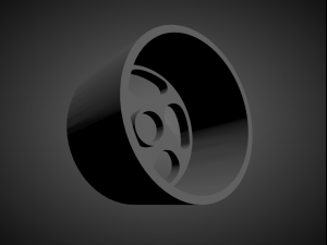 jnc 036 scalable and 3d printable rim 3D Print Model