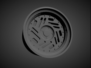 jnc 035 scalable and 3d printable rim 3D Print Model
