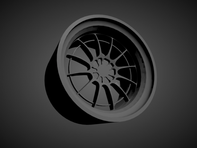 jnc 033 scalable and 3d printable rim 3D 打印模型 .c4d .max .obj .3ds .fbx .stl .blend 