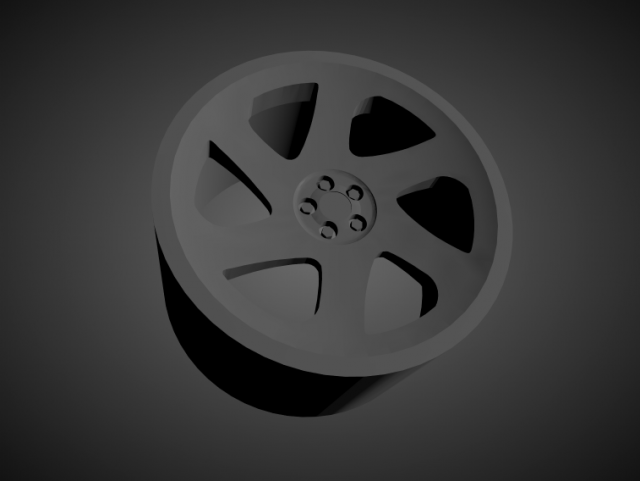 jnc 032 scalable and 3d printable rim 3D 프린트 모델 .c4d .max .obj .3ds .fbx .stl .blend 