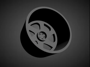 jnc 032 scalable and 3d printable rim 3D Print Model