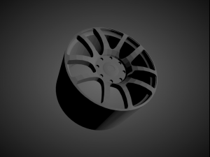 jnc 030 scalable and 3d printable rim 3D Print Model