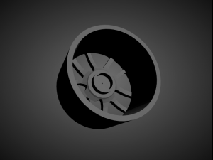 jnc 030 scalable and 3d printable rim 3D Print Model