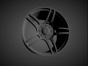 jnc 029 scalable and 3d printable rim Model do druku 3D