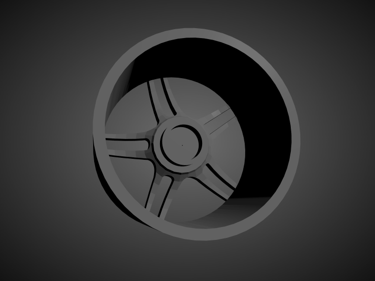 jnc 029 scalable and 3d printable rim 3D Print Model in Vehicle 3DExport
