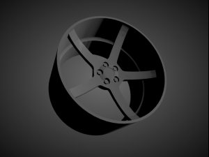 jnc 026 scalable and 3d printable rim 3D Print Model