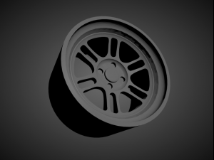 jnc 021 scalable and 3d printable rim 3D प्रिंट मॉडल