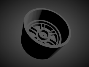 jnc 021 scalable and 3d printable rim 3D Принт Модель