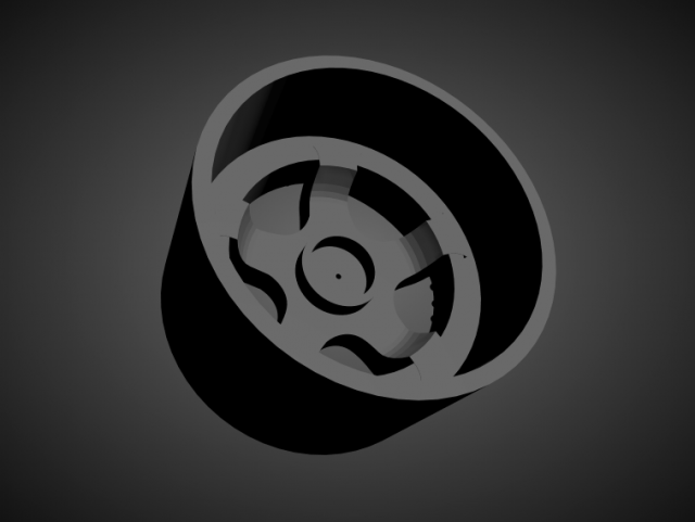 jnc 017 scalable and 3d printable rim Modelo de Impressão 3D .c4d .max .obj .3ds .fbx .stl .blend 