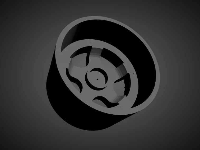 jnc 017 scalable and 3d printable rim 3D Print Model .c4d .max .obj .3ds .fbx .stl .blend 
