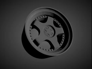 jnc 017 scalable and 3d printable rim 3D Print Model