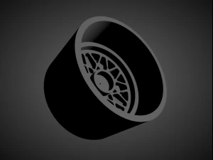 jnc 016 scalable and 3d printable rim 3D Print Model