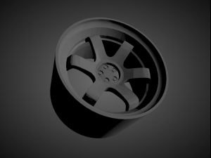jnc 014 scalable and 3d printable rim 3D 프린트 모델