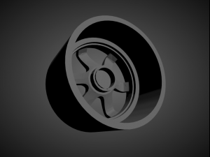 jnc 014 scalable and 3d printable rim Modèles 3D en vedette