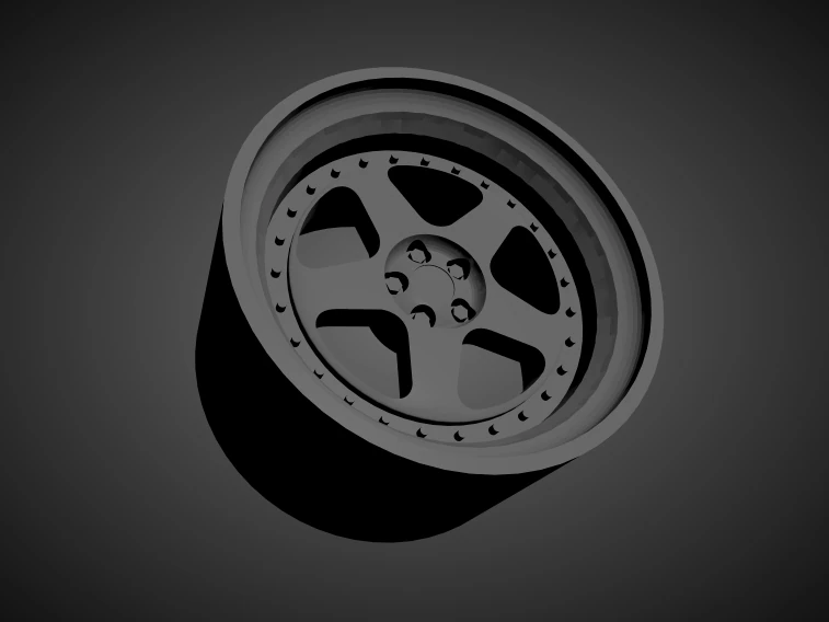 jnc 010 scalable and 3d printable rim 3D Print Model .c4d .max .obj .3ds .fbx .stl .blend 