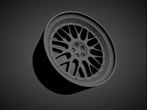 jnc 005 scalable and 3d printable rim Model Cetak 3D
