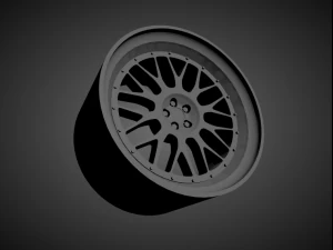 jnc 005 scalable and 3d printable rim 3D Print Model