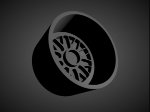 jnc 005 scalable and 3d printable rim 3D 프린트 모델
