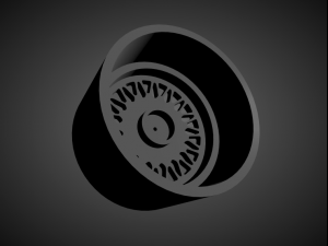 jnc 004 scalable and 3d printable rim Modelo de impresión 3D