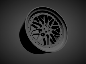 hre cs300 scalable and 3d printable rim 3Dプリントモデル