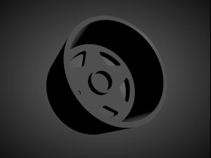 hre cs300 scalable and 3d printable rim 3D Print Model