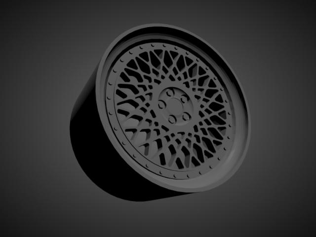 hre 501 scalable and 3d printable rim 3D-printmodel .c4d .max .obj .3ds .fbx .stl .blend 