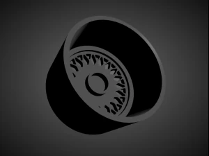 hre 501 scalable and 3d printable rim 3D Print Model