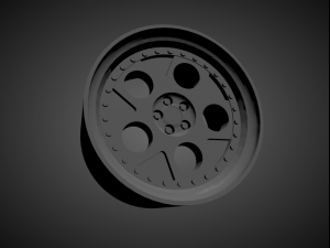 hre 454 scalable and 3d printable rim Model Cetak 3D