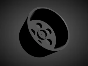 hre 454 scalable and 3d printable rim 3D Print Model