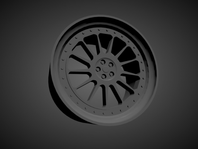 hre 303 scalable and 3d printable rim Modelo de impresión 3D .c4d .max .obj .3ds .fbx .stl .blend 
