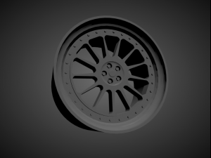hre 303 scalable and 3d printable rim 3D Print Model