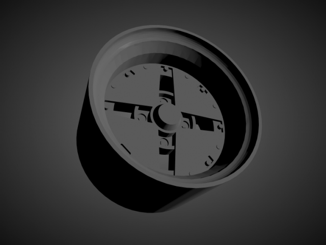 hoshino impul d-01 silhouette scalable and 3d printable rim Modello di stampa 3D .c4d .max .obj .3ds .fbx .stl .blend 