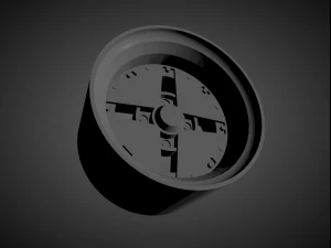 hoshino impul d-01 silhouette scalable and 3d printable rim 3D Print Model